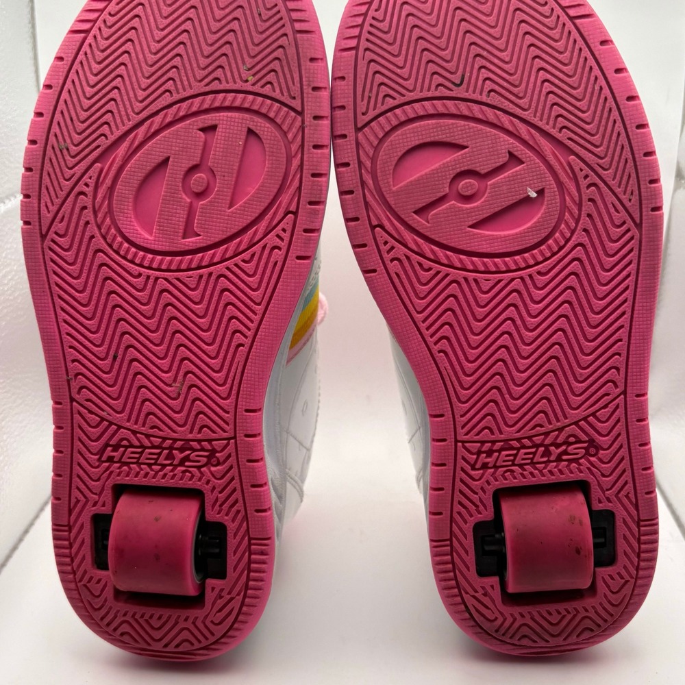 Heelys Kama HKC White Rainbow Pink Skate Shoes Girls Youth 3 Womens 4 H016-0128 - Picture 6 of 10